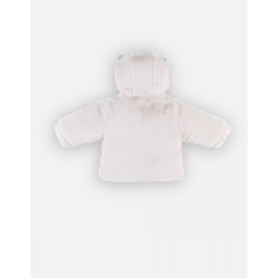 Veste à capuche douce greige 9 mois
