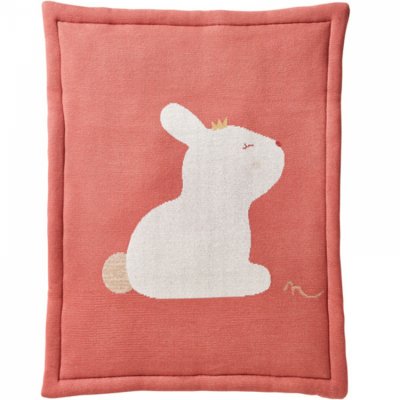 NOUKIES Tapis de jeu 75 x 95 cm lapin terracotta