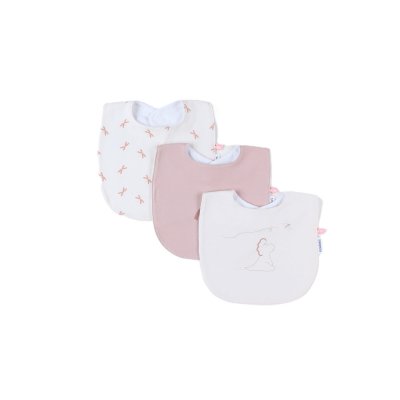 Set de 3 bavoirs en jersey popsie gigi et louli