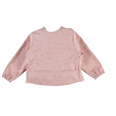 NOUKIES Bavoir tablier rose girafe