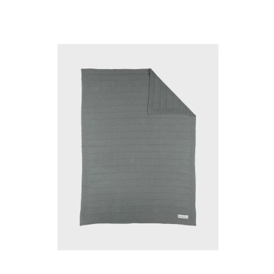 Couverture tricot 75 x 100 kaki mix and match