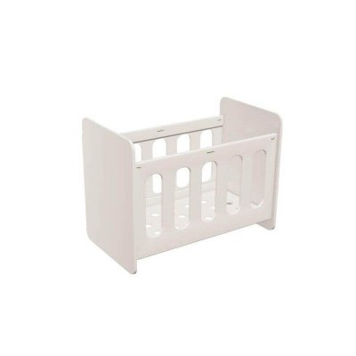 Lit bébé 60 x 120 cm aspen blanc