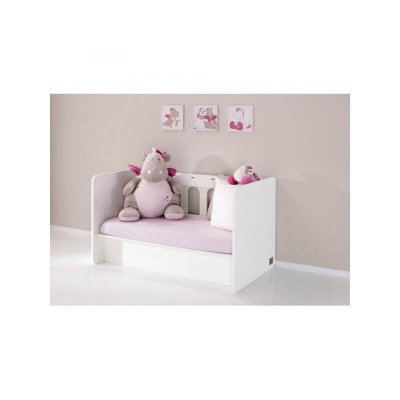 Lit bébé 60 x 120 cm aspen blanc