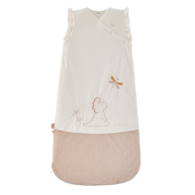 NOUKIES Gigoteuse hiver 100cm en veloudoux rose popsie gigi et louli