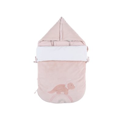 Nid d'ange popsie veloudoux rose 0/6 mois