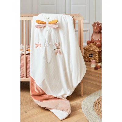 Couverture bébé veloudoux 100x140cm popsie gigi et louli