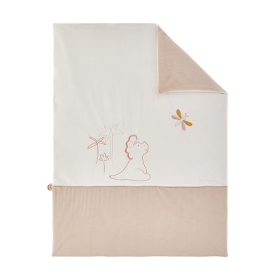 Couverture bébé veloudoux 75x100cm popsie gigi et louli