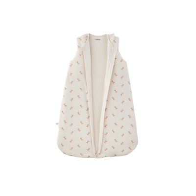 Gigoteuse mi saison 0-6 mois en jersey ouatiné écru popsie gigi et louli