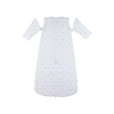 Gigoteuse nomade 100cm, coton bio, 6-24 mois, fleurs d'antan