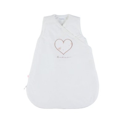 Gigoteuse 50cm, veloudoux, 0-3 mois - fleurs d'antan