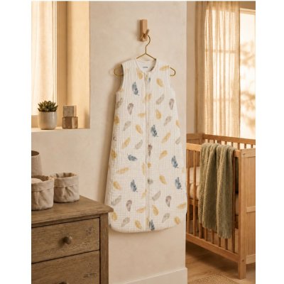 Gigoteuse 100cm en jersey manches amovibles plume de lune