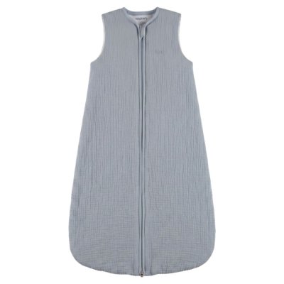 Gigoteuse été 100cm en coton ouatinée bleu