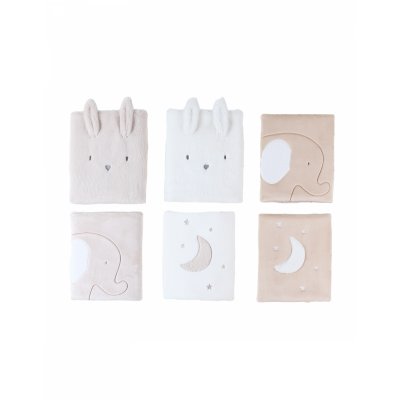 Protège barreaux tour de lit bali, moka & snow