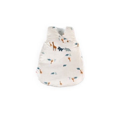 NOUKIES Gigoteuse beige 50cm en veloudoux