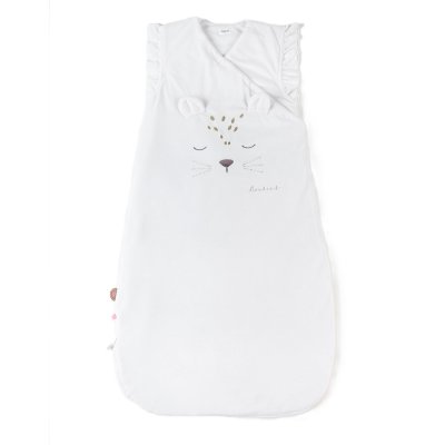 Gigoteuse kendi 100 cm en veloudoux écru