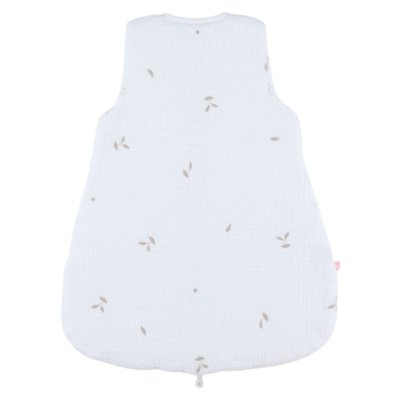 Gigoteuse 70cm jersey ouatiné brodée- blanc - mix and match