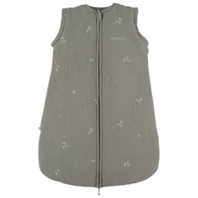 Gigoteuse 70cm jersey pointelle manches amovibles - brodée - kaki