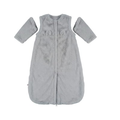 Gigoteuse bébé 100cm fausse fourrure gris