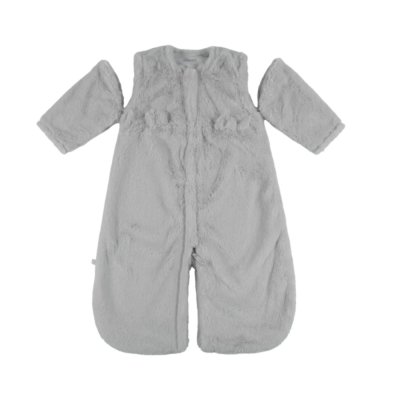 Gigoteuse bébé 70cm fausse fourrure gris