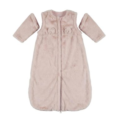 Gigoteuse bébé 100cm fausse fourrure rose