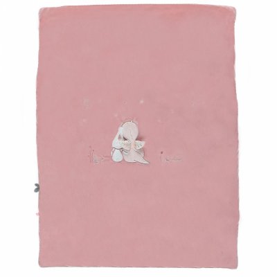 NOUKIES Couverture veloudoux 75x100cm lina et joy