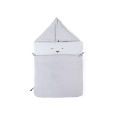 NOUKIES Nid d'ange en veloudoux gris babou & kendi