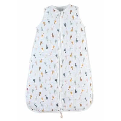 NOUKIES Gigoteuse été 0-6 mois mousseline bio écrue girafe multicolore