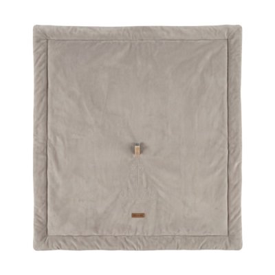 Tapis de jeu et de parc reversible 100cm en veloudoux plumes de lune