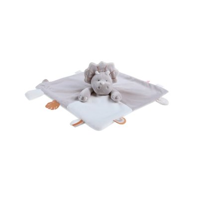 Doudou rhinocéros tout doux gris