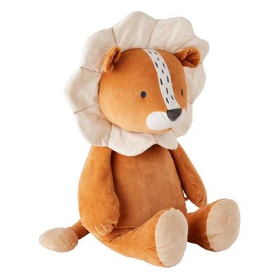 Peluche babou géante en veloudoux marron