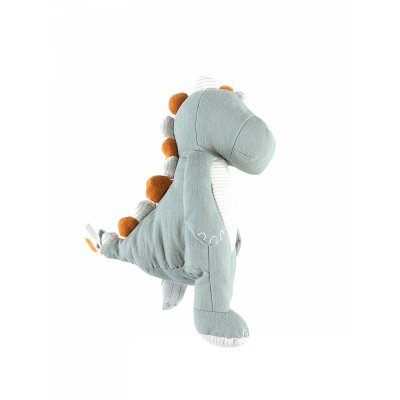 Peluche dinosaure vert sauge - 25 cm