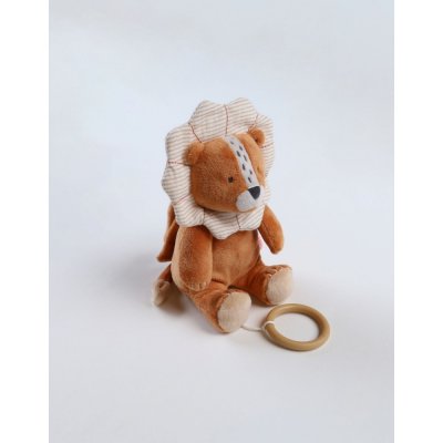 Peluche babou mini musicale en veloudoux caramel