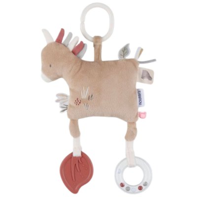 Peluche d'activité de voyage - cheval toffee