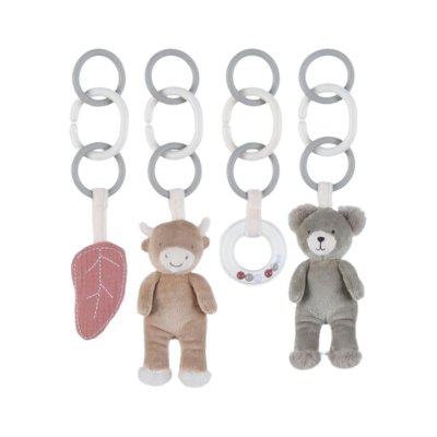 Set d'activités sensoriel multicolore pour arche d'éveil