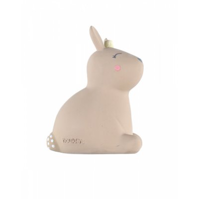 Hochet lapin beige