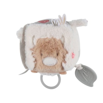 Cube d'activités sensoriel fluffy / orso & lily en veloudoux