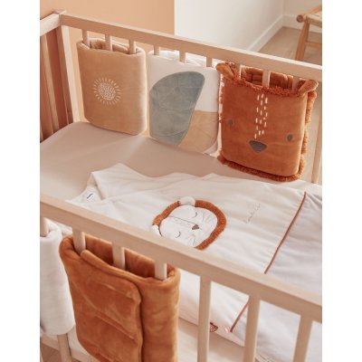 6 protèges barreaux pour lits et parcs bébé multicolore