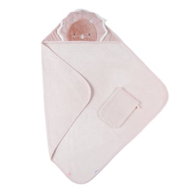 Cape de bain popsie gigi et louli rose
