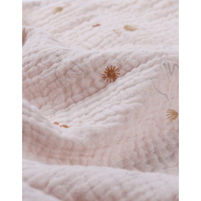 Lot de 3 langes 70x70cm en mousseline colombes du bonheur