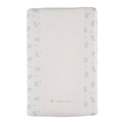 Housse de matelas à langer en mousseline - blanc