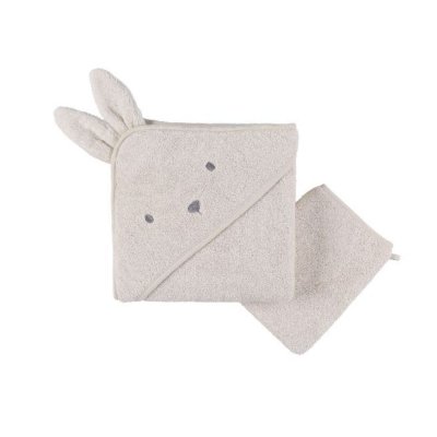 Cape de bain bébé - moka