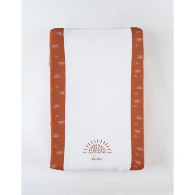 Matelas à langer 45x67 cm avec housse écru/caramel