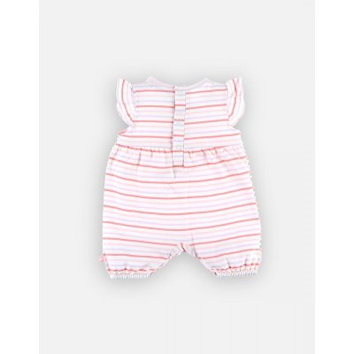 Combinaison rayée smart girl 1 mois