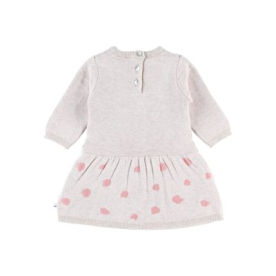 Robe girafe beige/rose 1 mois