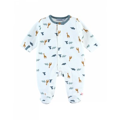 Pyjama bébé en velours stegi tiga et ops - 18 mois