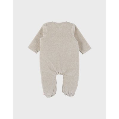 Pyjama bébé en velours orso - 6 mois