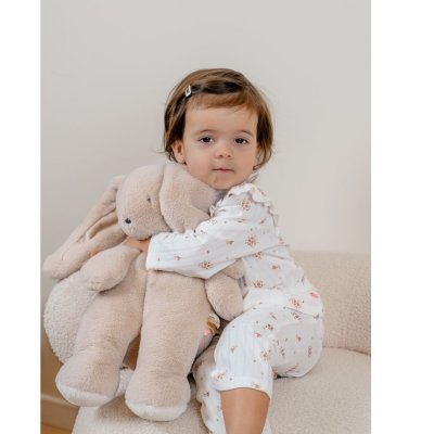 Lot de 2 pyjamas bébé manches longues, jersey - vintage flowers - 18m