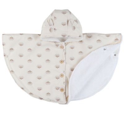 Poncho imperméable avec doublure rose - 18m mix and match