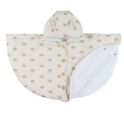 Poncho imperméable avec doublure rose - 18m mix and match