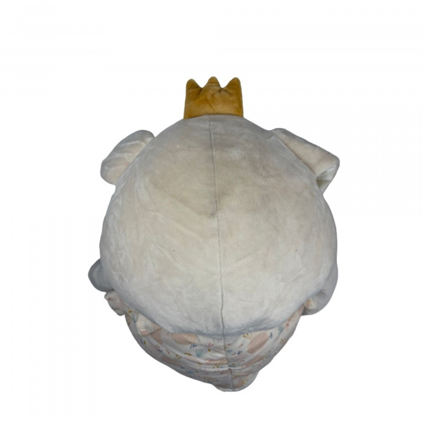 Les imparfaits - peluche large pili veloudoux beige 90 cm Noukies